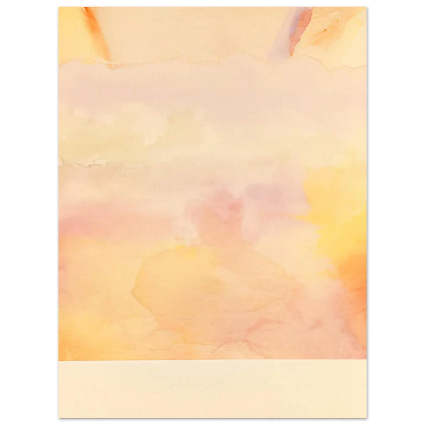 Ronnie Landfield - Pale Dunes - 1970 75x100 cm / 30x40inches Fine Art Poster