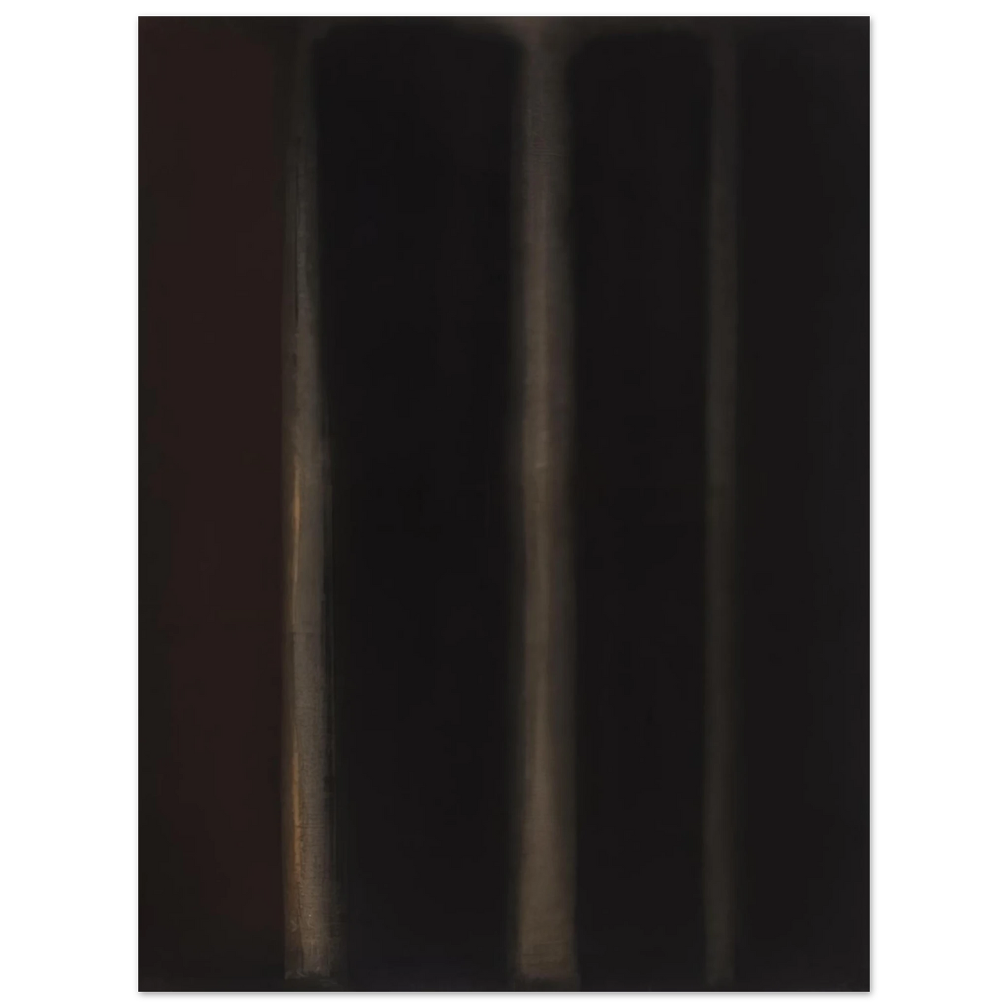 Yun Hyong-keun - Umber Black - 1974 75x100 cm / 30x40inches Fine Art Poster