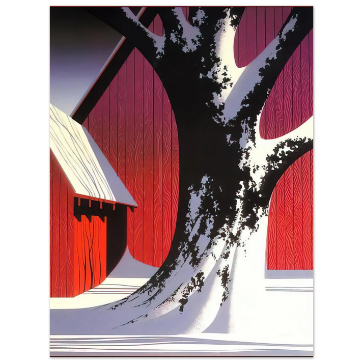 Eyvind Earle - Ruby 75x100 cm / 30x40inches Fine Art Poster