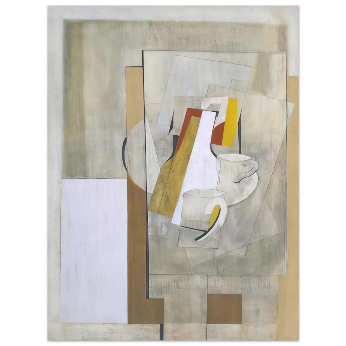 Ben Nicholson - 1945 still life - 1945 75x100 cm / 30x40inches Fine Art Poster