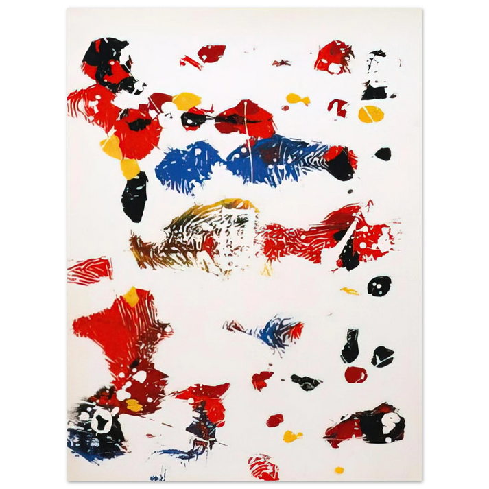 Sam Francis - Untitled SF27S 75x100 cm / 30x40inches Fine Art Poster