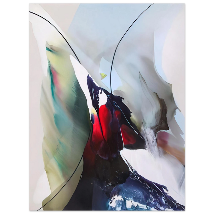 Paul Jenkins - Phenomena Tarot Over - 1970 75x100 cm / 30x40inches Fine Art Poster