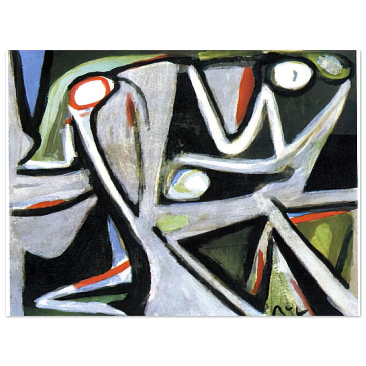 Bram van Velde - Desertique - 1981 75x100 cm / 30x40inches Fine Art Poster
