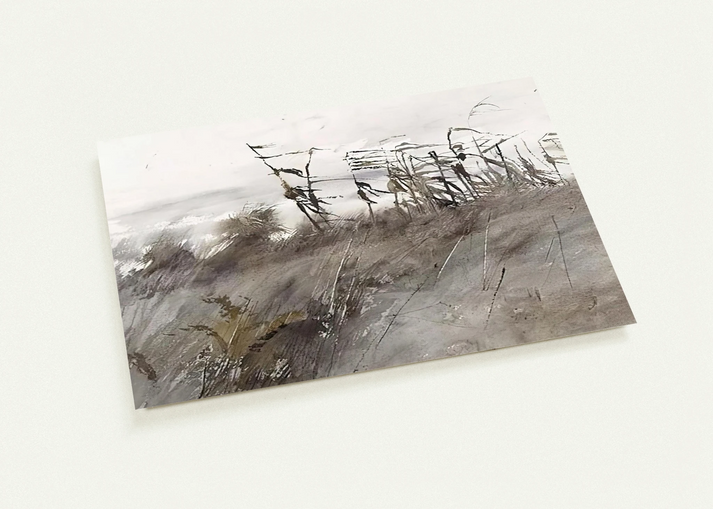 NOVEMBER FIRST 1950 By Andrew Wyeth Pack of 10 Post Cards | Andrew Wyeth Post Cards | A6 (10.5 x 14.8 cm) - 4.1 x 5.8 inches