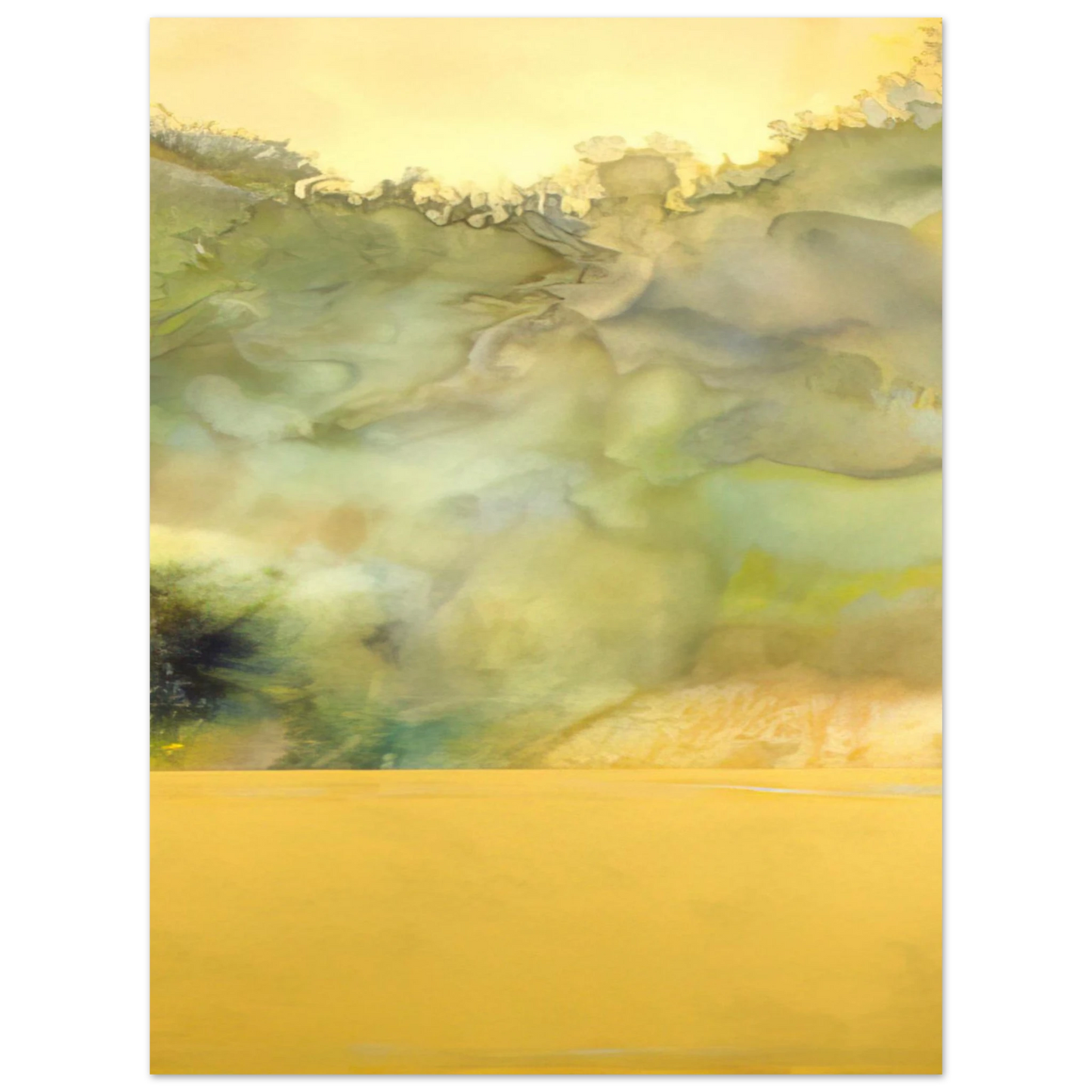 Ronnie Landfield - Elijah - 1969 75x100 cm / 30x40inches Fine Art Poster