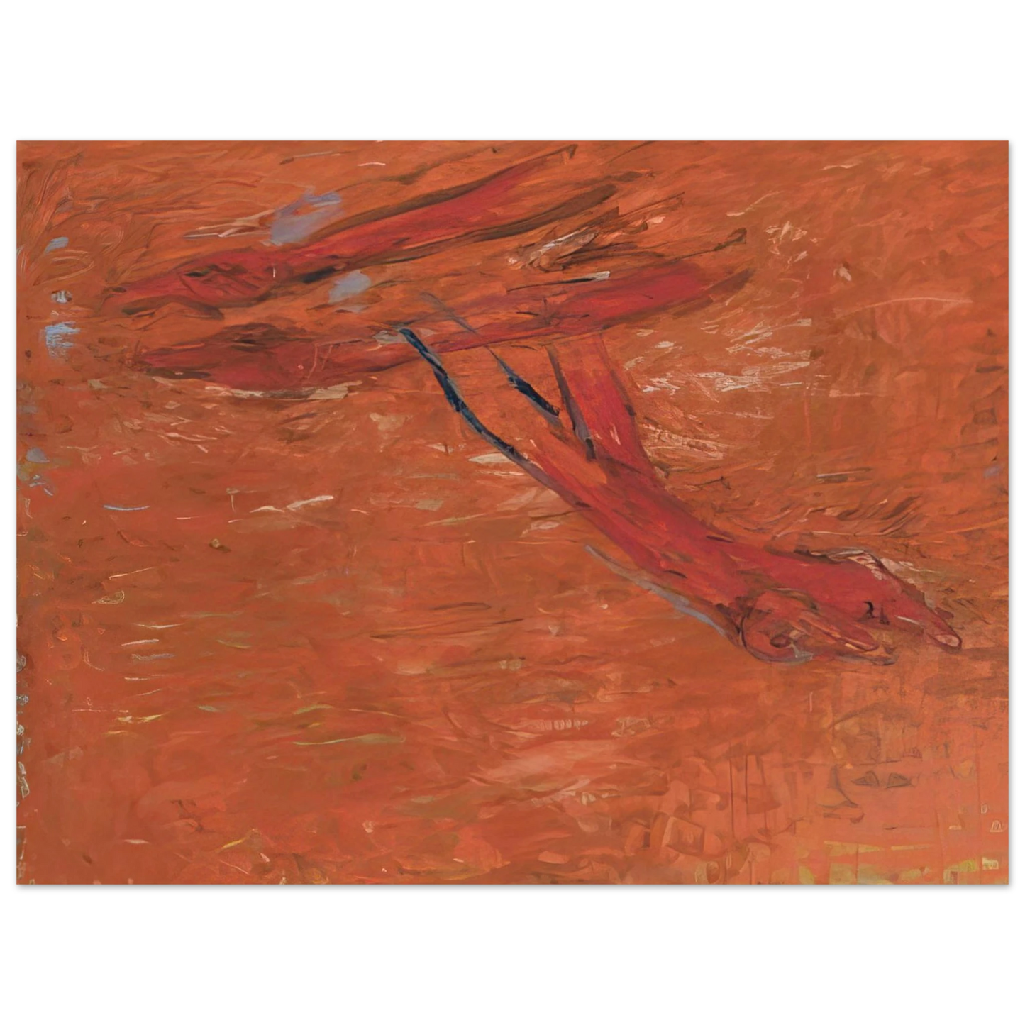 Susan Rothenberg - AUGUST 17TH 1998 75x100 cm / 30x40inches Fine Art Poster