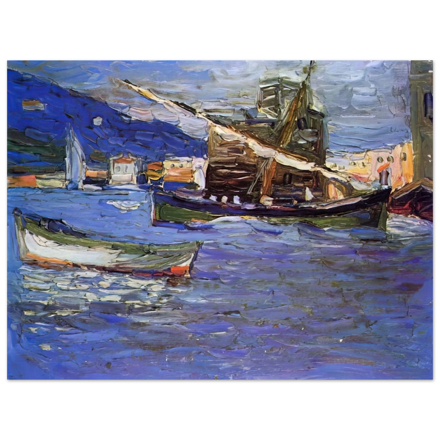 Wassily Kandinsky - RAPALLO GRAUER DAY 1905 75x100 cm / 30x40inches Fine Art Poster