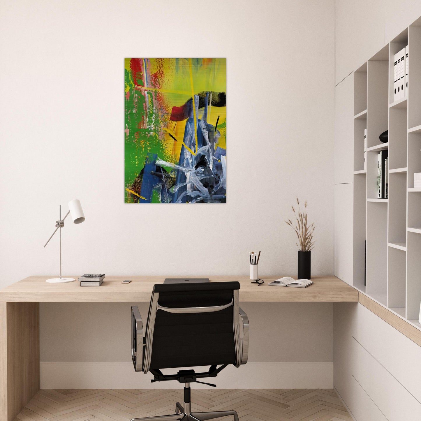 KORN - Gerhard Richter Brushed Aluminum Print - 70x100 cm / 28x40 inches | Gerhard Richter Aluminum Print | Gerhard Richter Prints