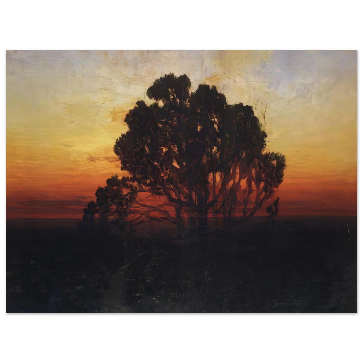 Arkhyp Kuindzhi - Evening 75x100 cm / 30x40inches Fine Art Poster