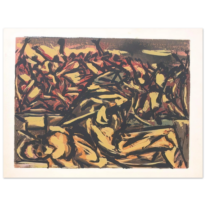 Jackson Pollock - UNTITLED 1941 1 75x100 cm / 30x40inches Fine Art Poster