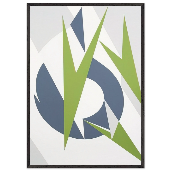 Embrace - Lee Krasner 70x100 cm / 28x40 inches Framed Art Print – Black Wooden Frame