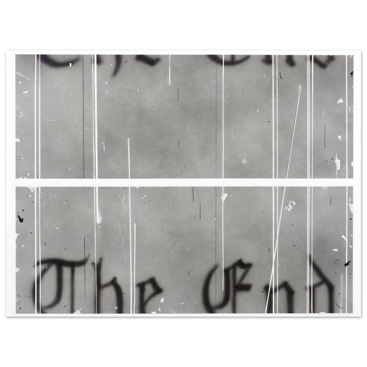 Edward Ruscha - THE END 1 1993 75x100 cm / 30x40inches Fine Art Poster