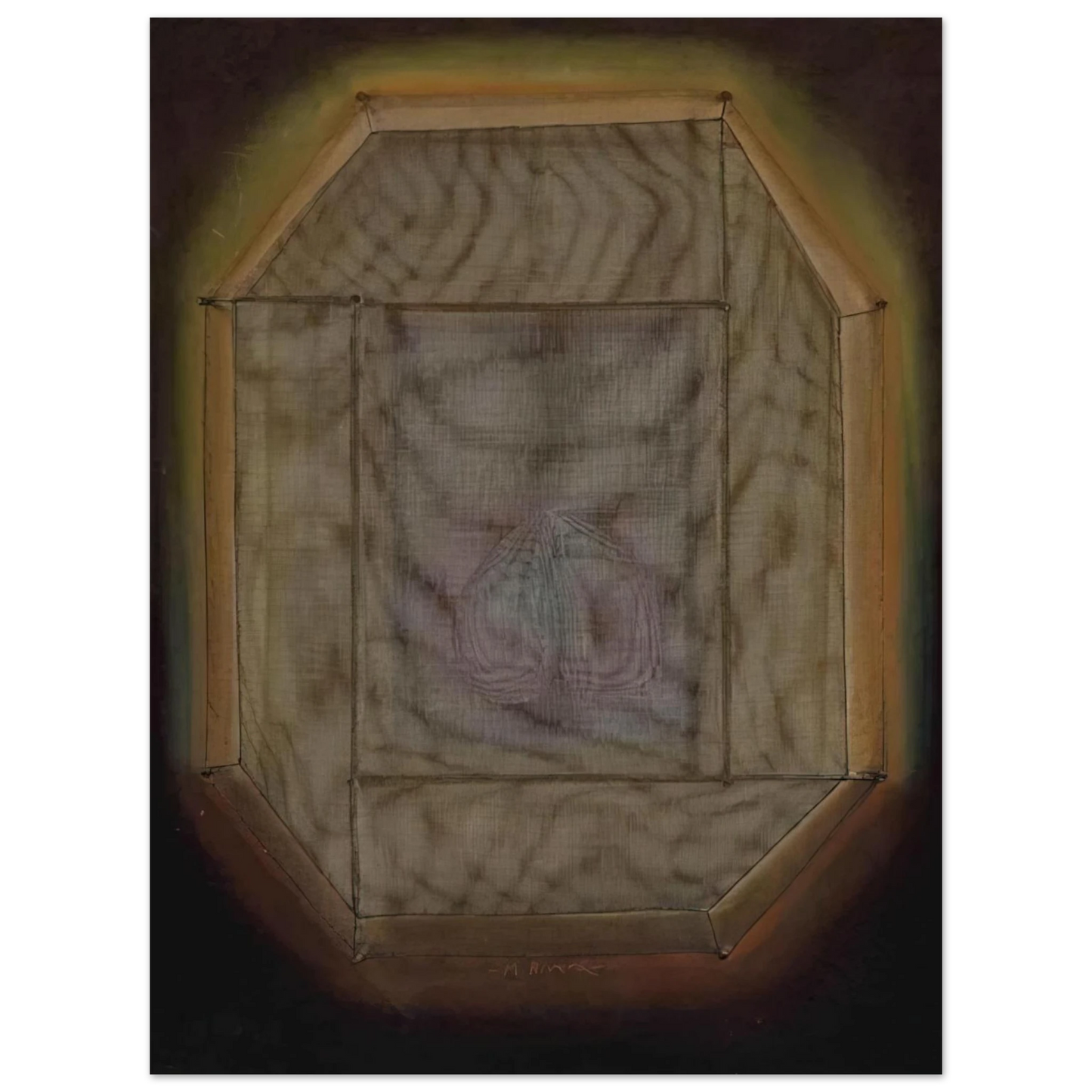 Manuel Rivera - Mutant Mirror No. 5 - 1971 75x100 cm / 30x40inches Fine Art Poster