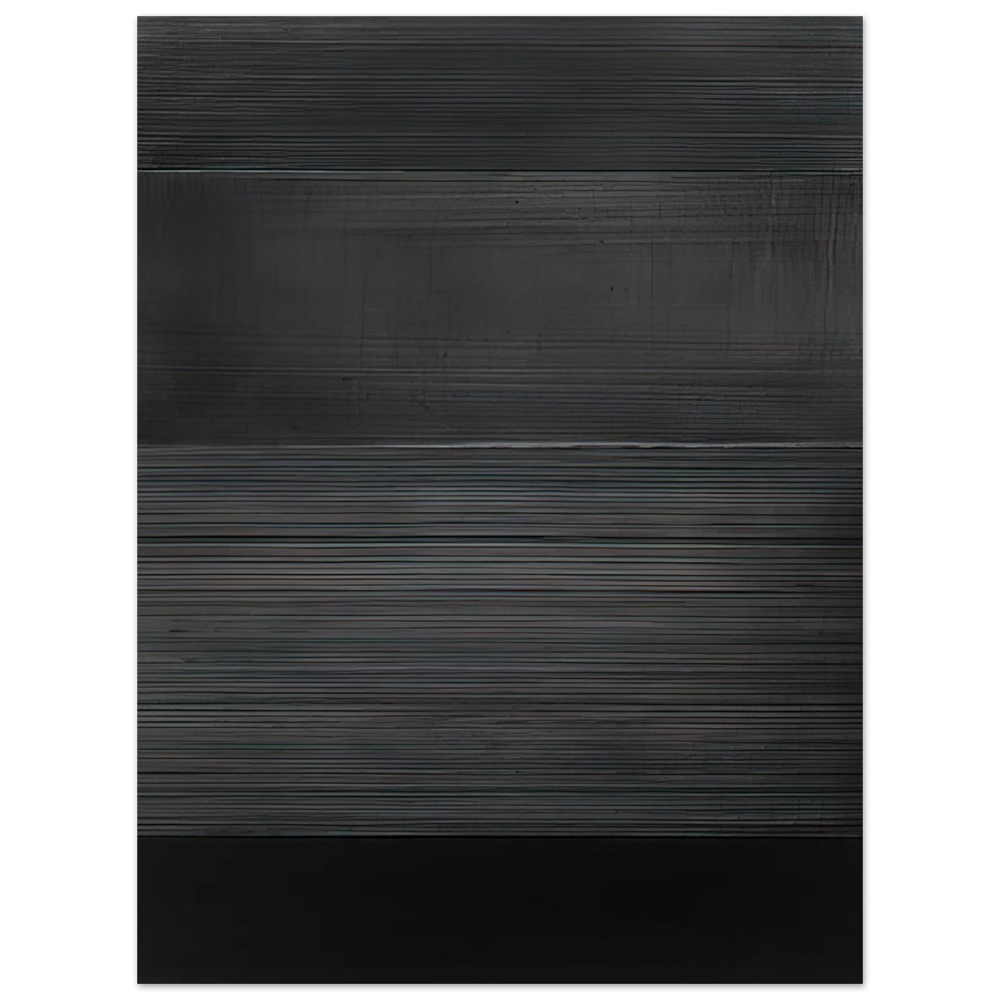 Pierre Soulages - Peinture 324 x 181 cm, 17 novembre 2008 - 2008 75x100 cm / 30x40inches Fine Art Poster
