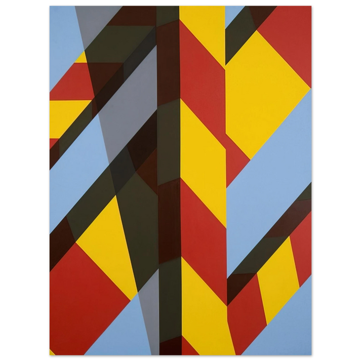Allan D Arcangelo - Landscape BB - 1974 75x100 cm / 30x40inches Fine Art Poster