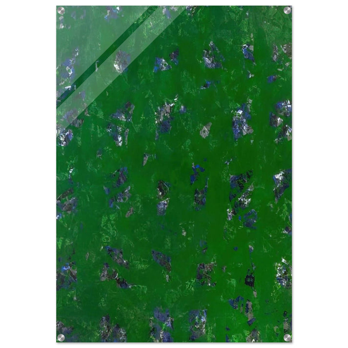 Green Buddha L. L261; SF-337; G. 1157 - Sam Francis Acrylic Print - 70x100 cm / 28x40″ inches