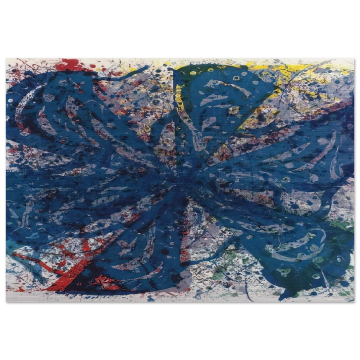 Untitled L. L233; G. 820 - Sam Francis Brushed Aluminum Print - 70x100 cm / 28x40 inches | Sam Francis Aluminum Print | Sam Francis Prints