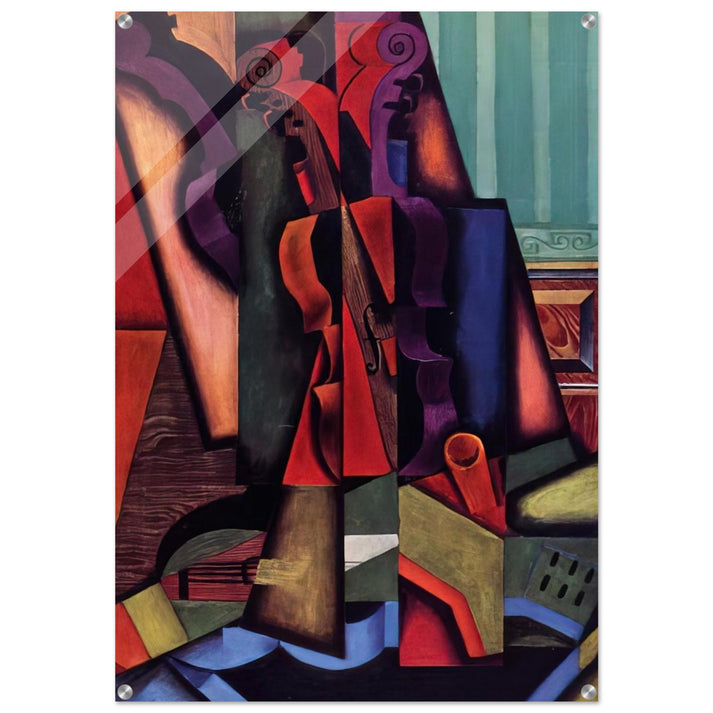 VIOLIN AND GUITAR 1913 - Juan Gris Acrylic Print - 70x100 cm / 28x40″ inches