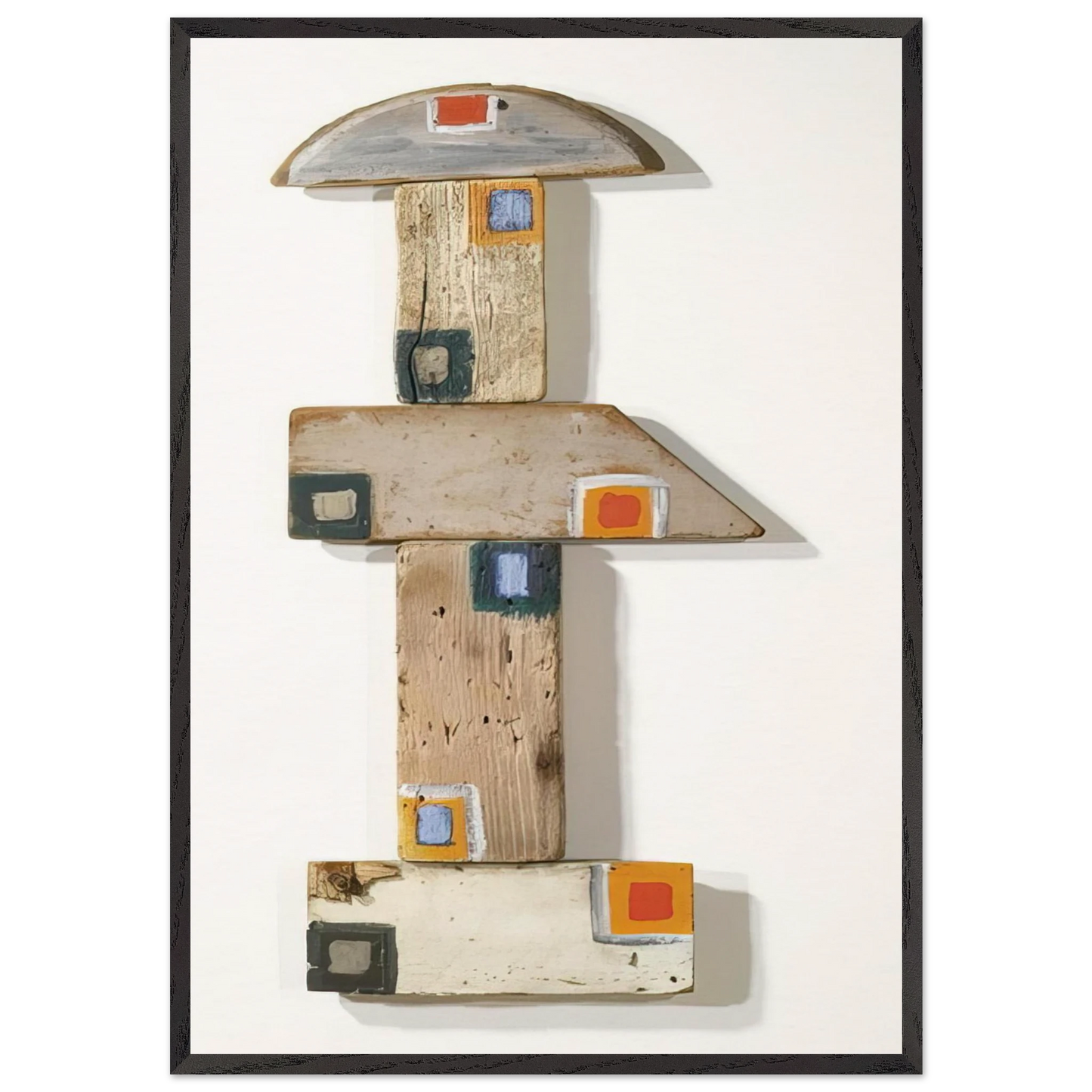 St Martins Eye of the Road - 1976 - Betty Parsons 70x100 cm / 28x40 inches Framed Art Print – Black Wooden Frame