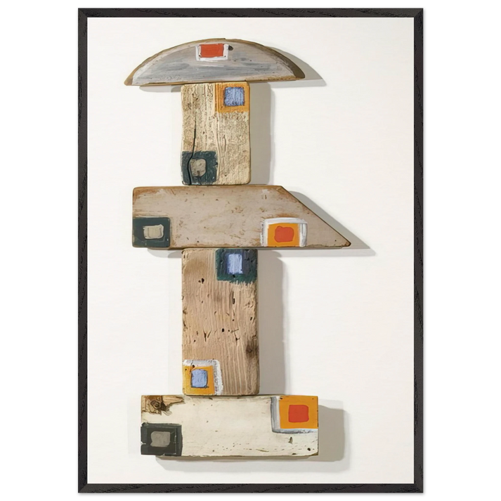 St Martins Eye of the Road - 1976 - Betty Parsons 70x100 cm / 28x40 inches Framed Art Print – Black Wooden Frame