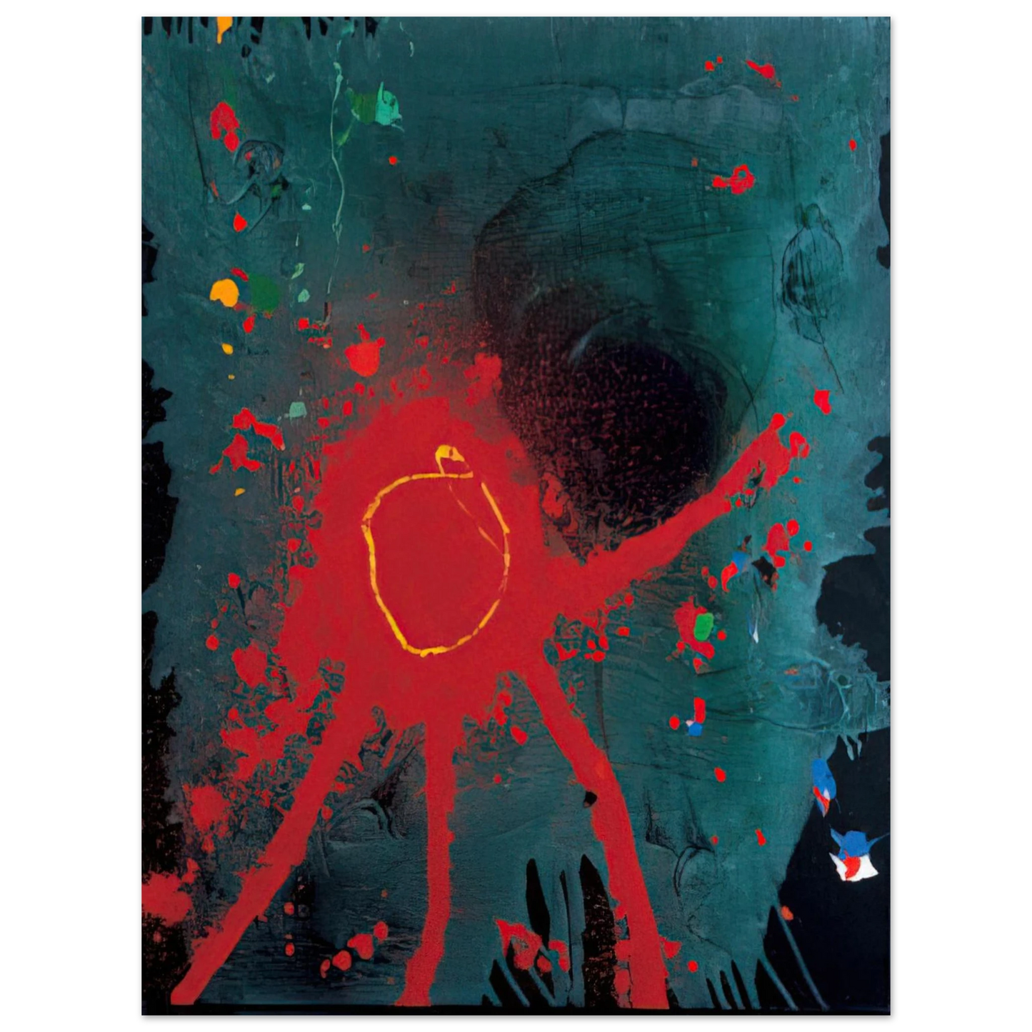 John Hoyland - Lebanon - 2007 75x100 cm / 30x40inches Fine Art Poster