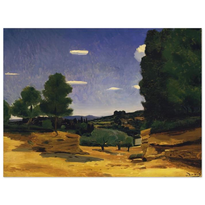 Andre Derain - LANDSCAPE PROVENCE 1925 75x100 cm / 30x40inches Fine Art Poster
