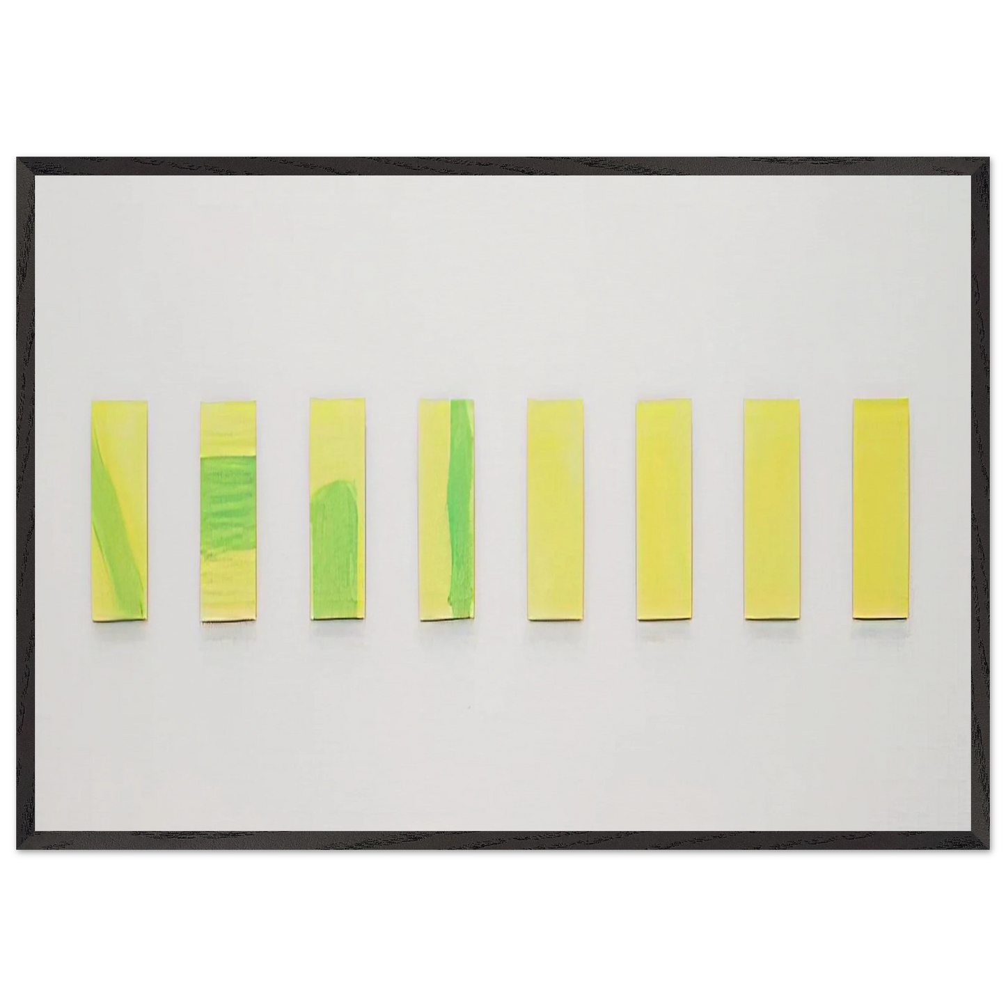 OHNE TITEL 1977 - Blinky Palermo 70x100 cm / 28x40 inches Framed Art Print – Black Wooden Frame