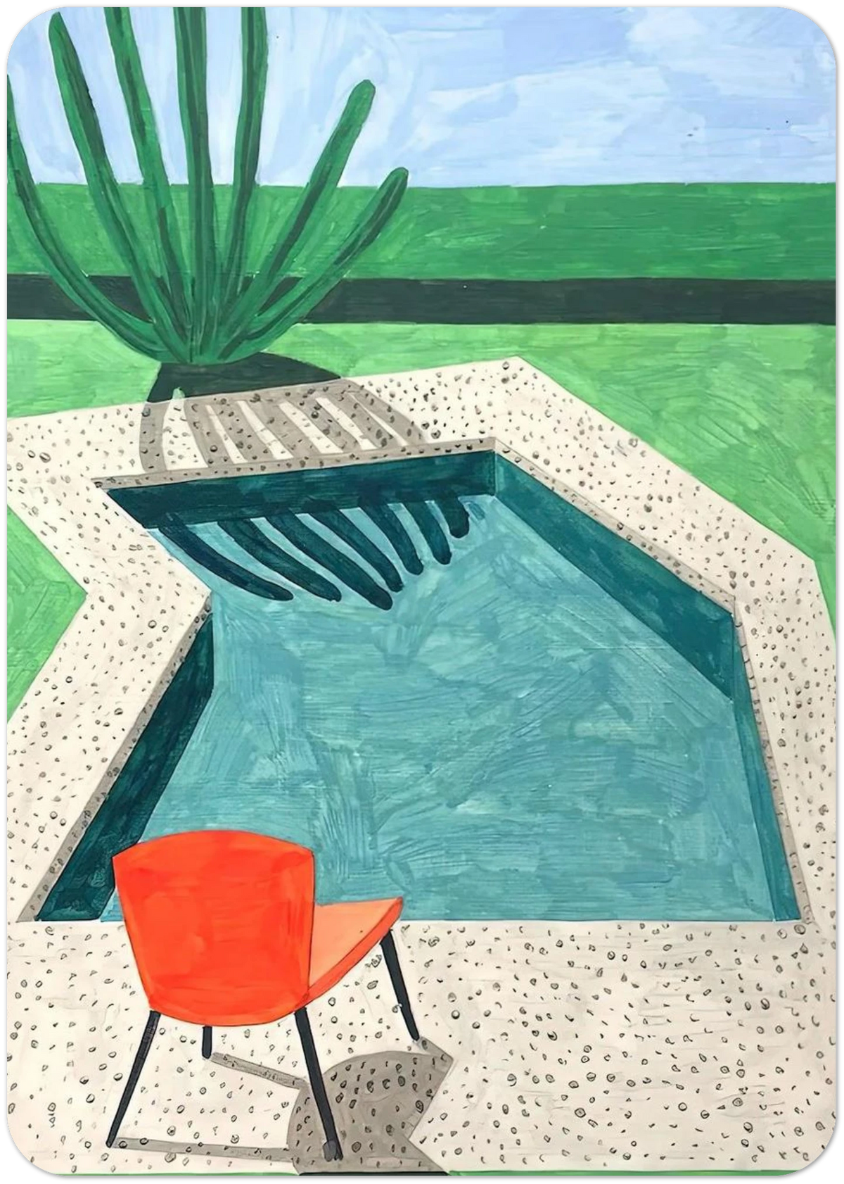 David Hockney By David Hockney Pack of 10 Post Cards | David Hockney Post Cards | A6 (10.5 x 14.8 cm) - 4.1 x 5.8 inches