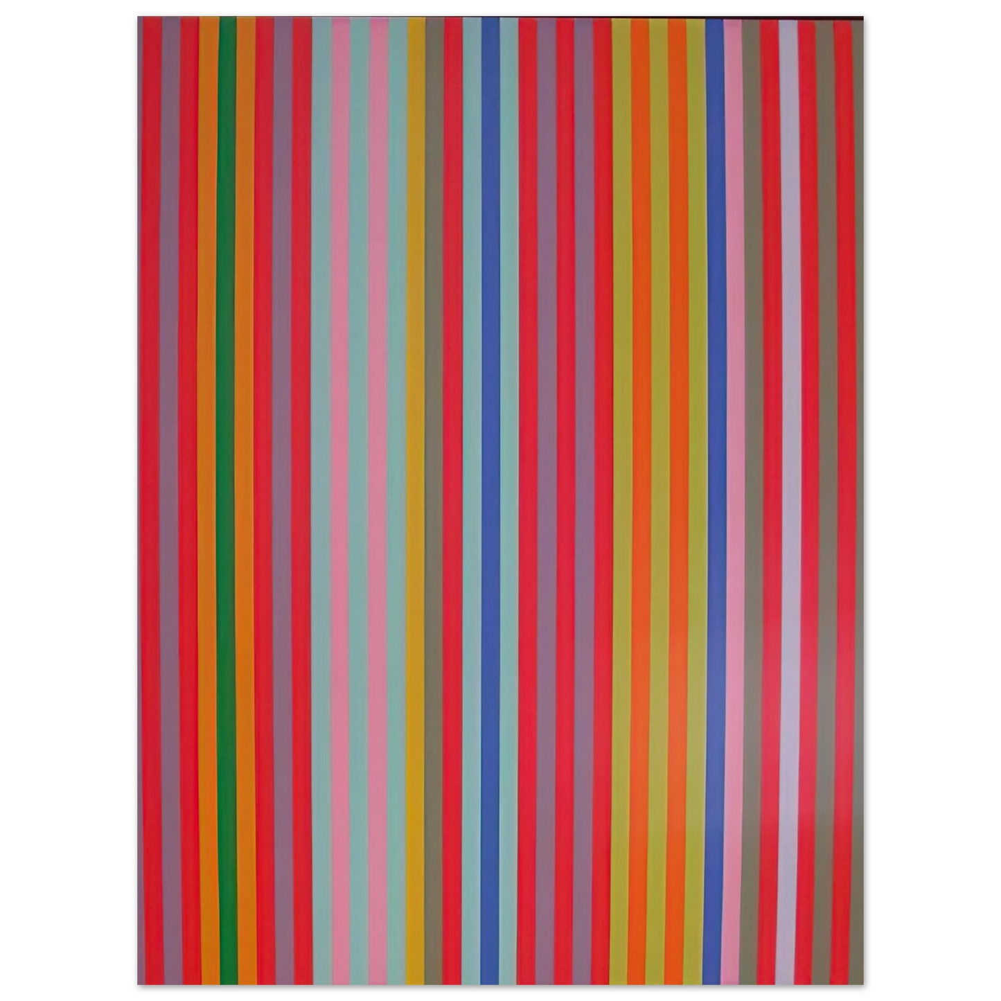 Gene Davis - Yoyo - 1969 75x100 cm / 30x40inches Fine Art Poster