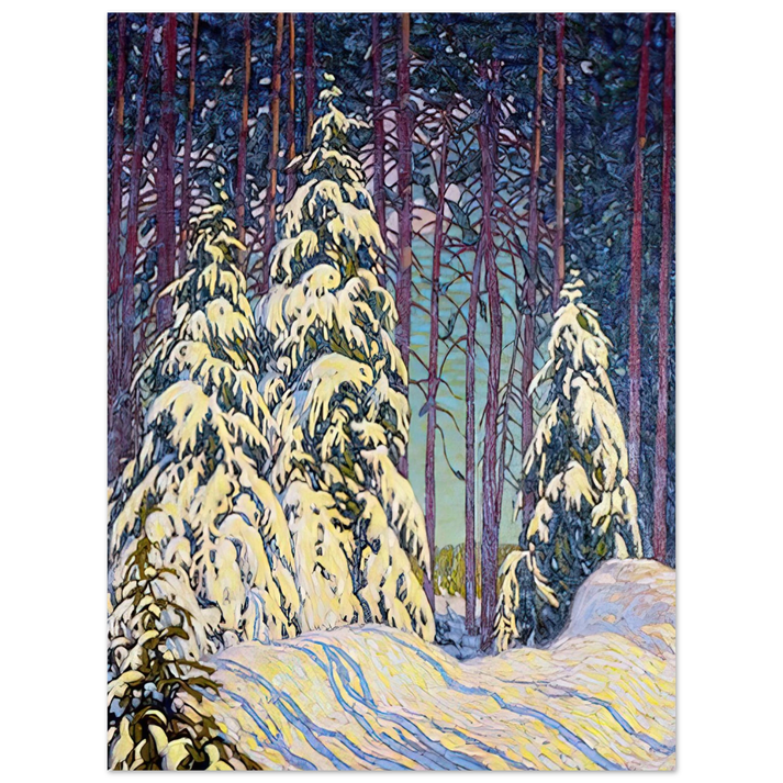 Lawren Harris - Winter Sunrise - 1913 75x100 cm / 30x40inches Fine Art Poster