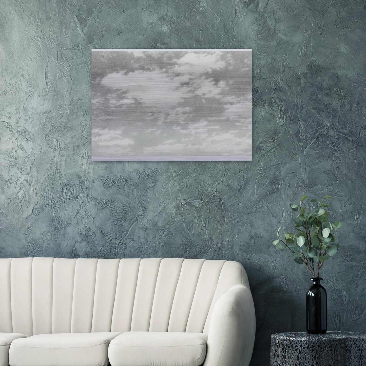 SKY 1975 - Vija Celmins Brushed Aluminum Print - 70x100 cm / 28x40 inches | Vija Celmins Aluminum Print | Vija Celmins Prints