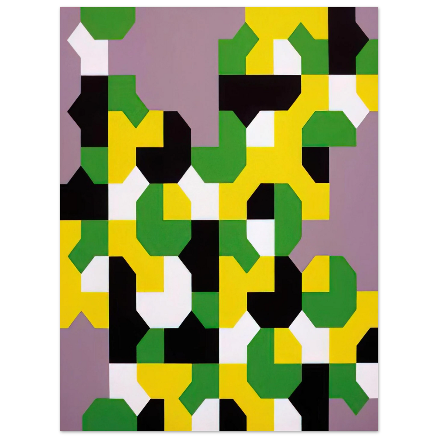 Bruno Munari - Curva di Peano - 1991 75x100 cm / 30x40inches Fine Art Poster