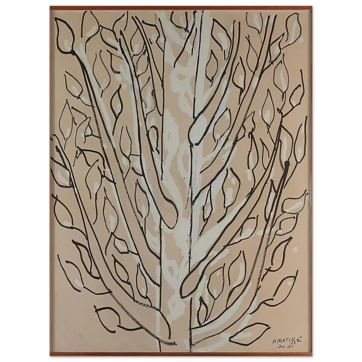 Henri Matisse - THE TREE 1951 75x100 cm / 30x40inches Fine Art Poster