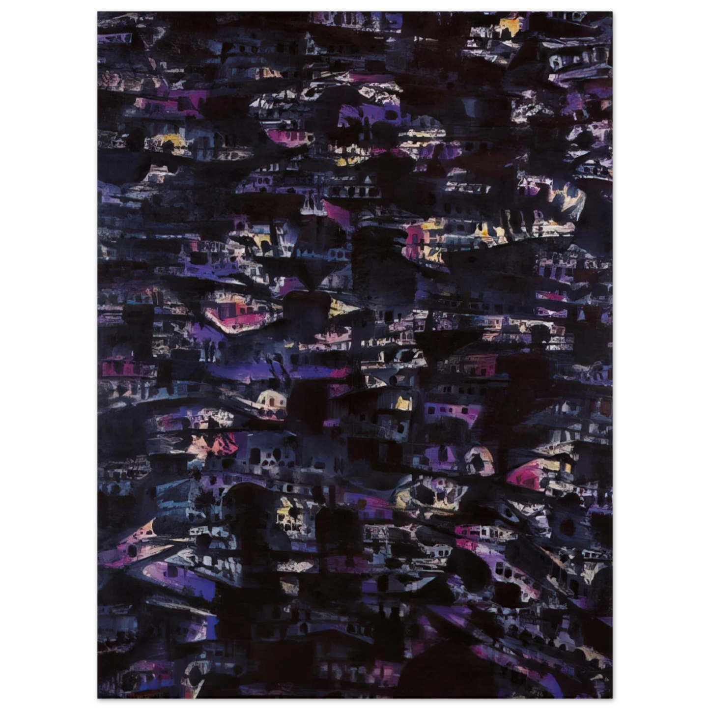 Alfred Manessier - Favellas III - 1980 75x100 cm / 30x40inches Fine Art Poster