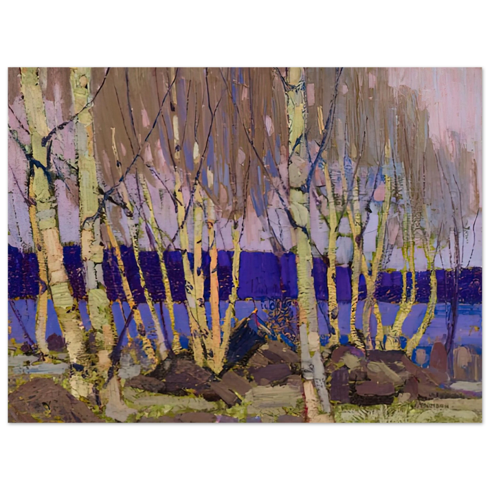 Tom Thomson - EVENING CANOE LAKE 1916 75x100 cm / 30x40inches Fine Art Poster