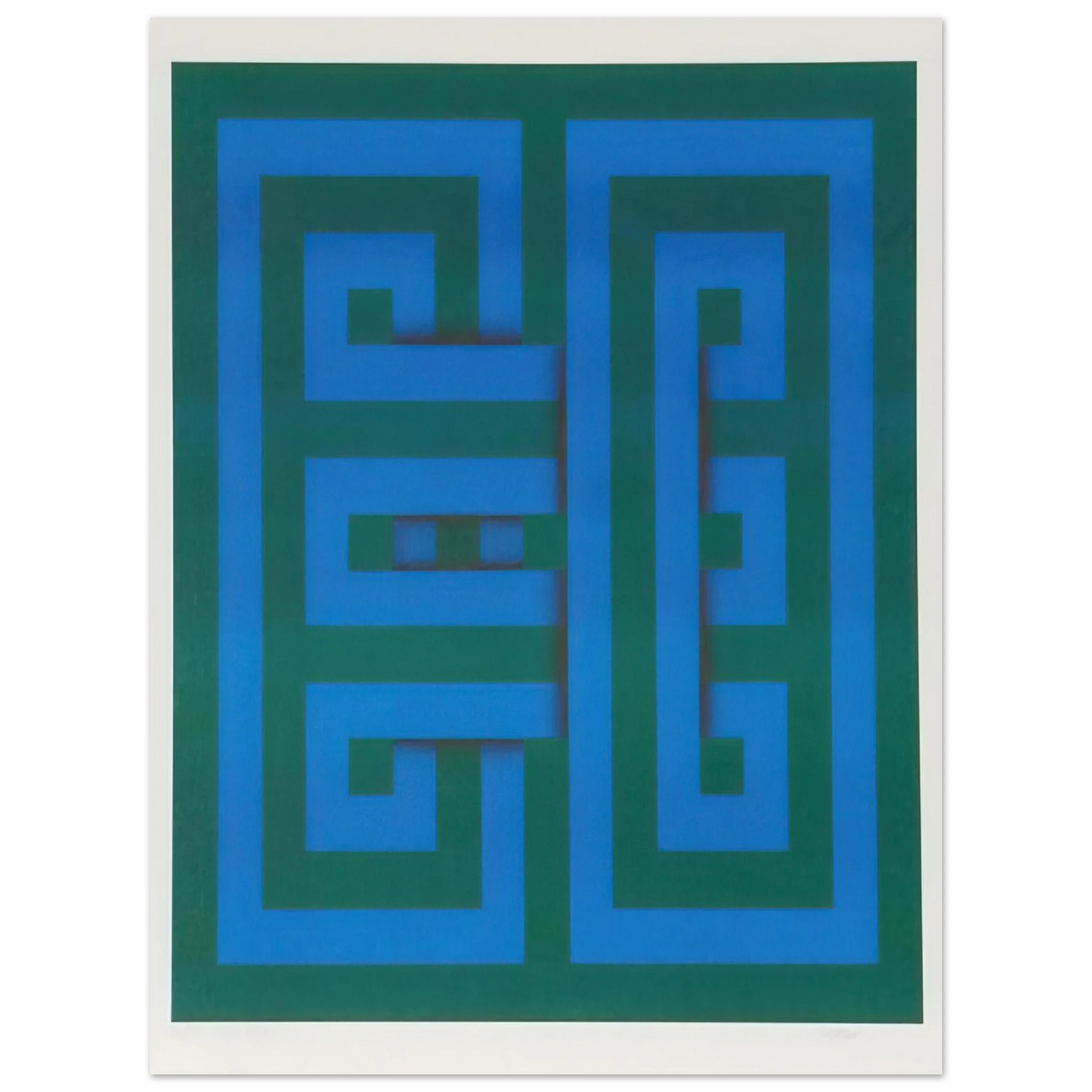 Omar Rayo - Saphan - 1969 75x100 cm / 30x40inches Fine Art Poster