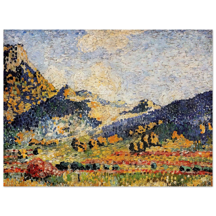 Henri-Edmond Cross - Les Petits, Montagnes Mauresques 75x100 cm / 30x40inches Fine Art Poster