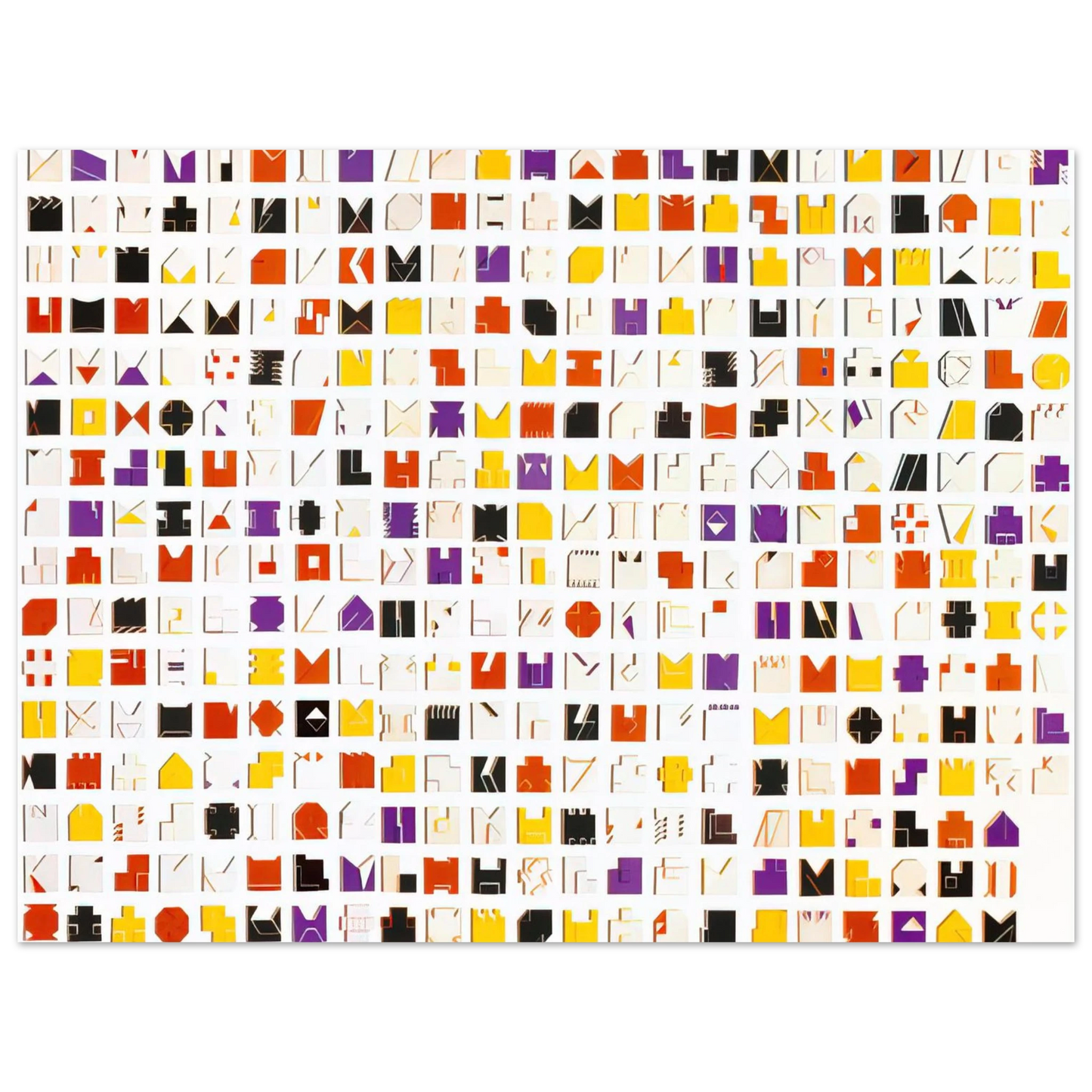Lygia Pape - Book of Time - 1961 75x100 cm / 30x40inches Fine Art Poster