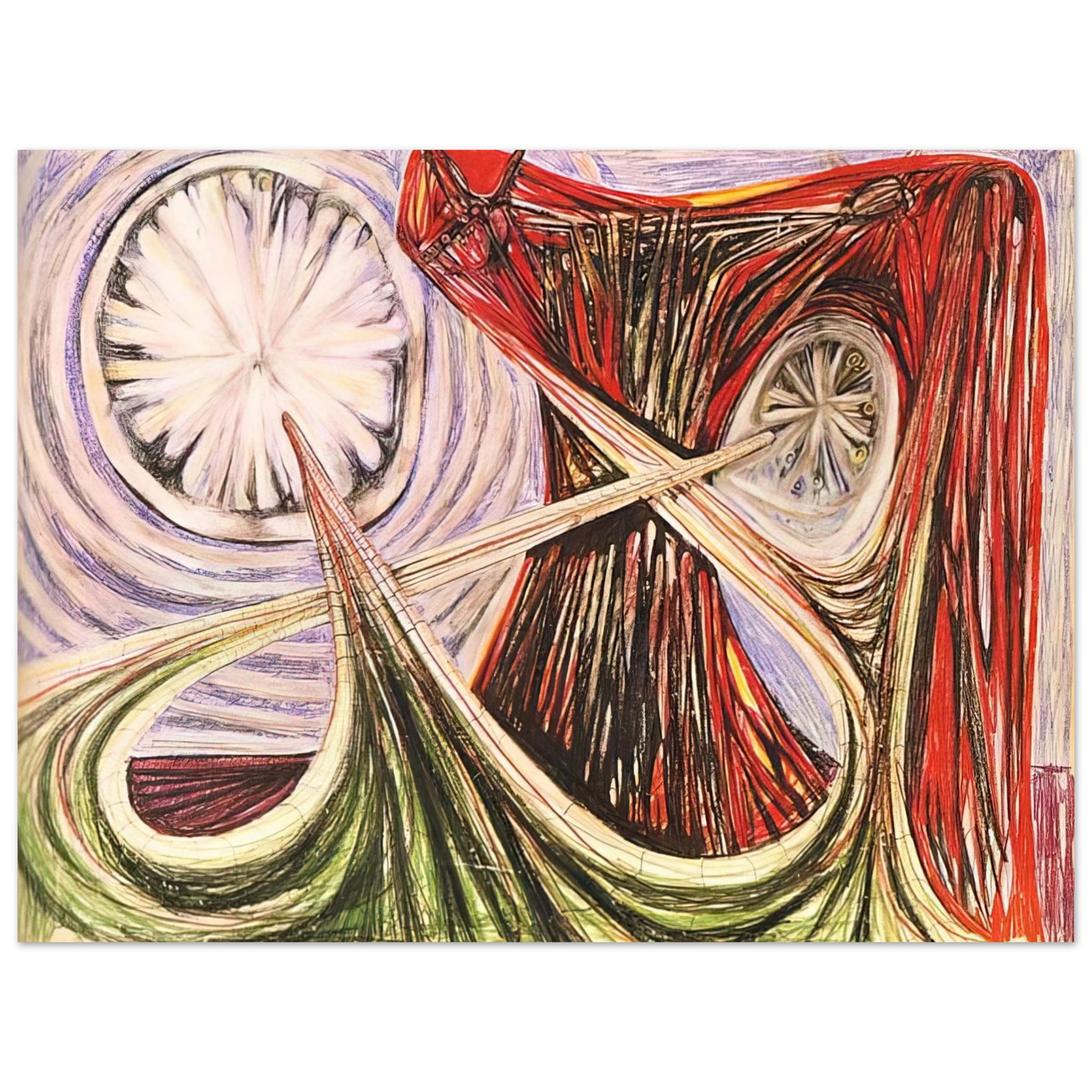 Roberto Matta - SPACE TRAVEL STAR TRAVEL 1938 75x100 cm / 30x40inches Fine Art Poster