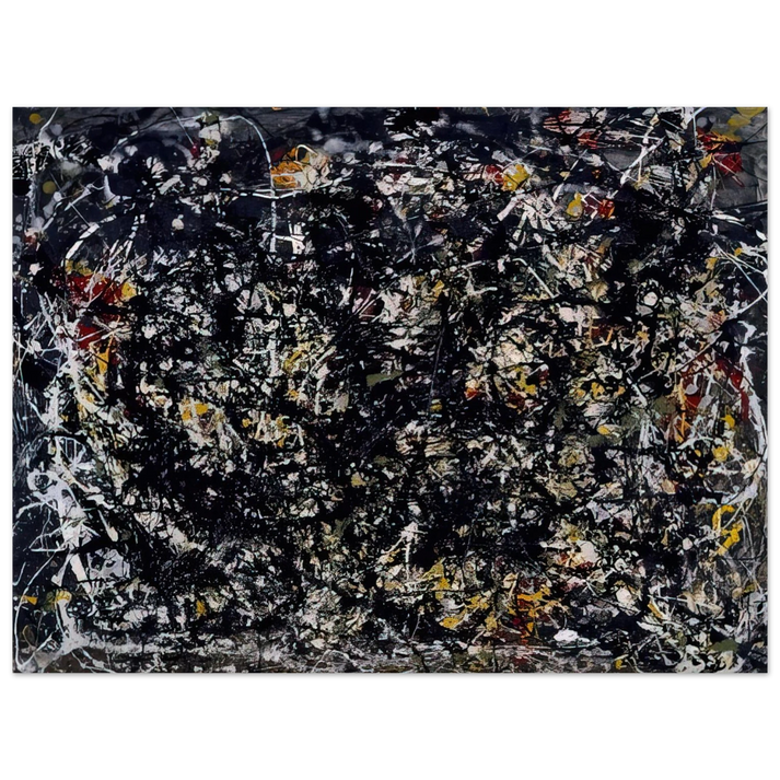 Jackson Pollock - NUMBER 6 1949 75x100 cm / 30x40inches Fine Art Poster