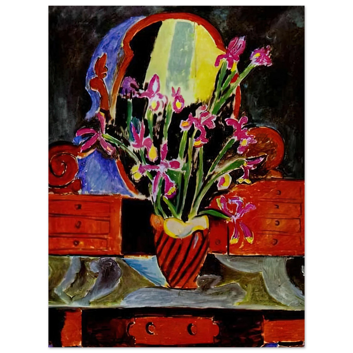 Henri Matisse - VASE OF IRISES 1912 75x100 cm / 30x40inches Fine Art Poster