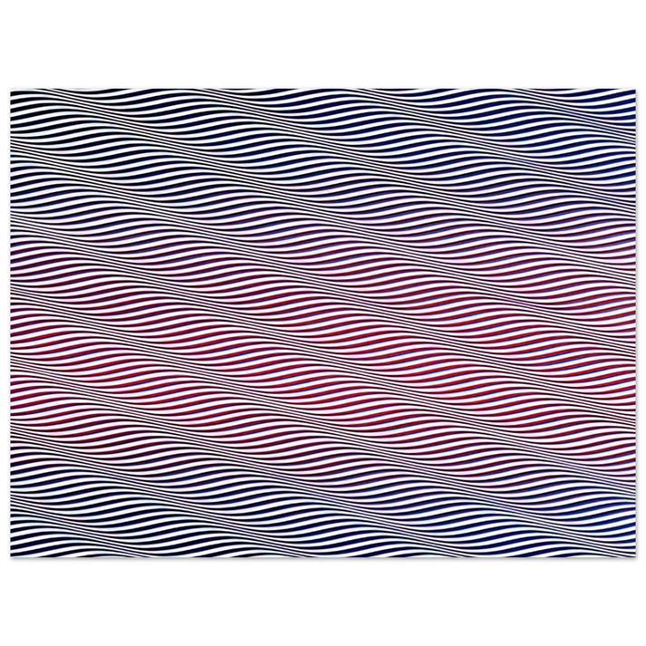 Bridget Riley - CATARACT 3 1967 75x100 cm / 30x40inches Fine Art Poster