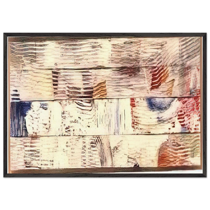 Water Surface - Sam Gilliam 70x100 cm / 28x40 inches Framed Art Print – Black Wooden Frame