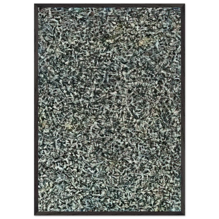 Night Light - Lee Krasner 70x100 cm / 28x40 inches Framed Art Print – Black Wooden Frame