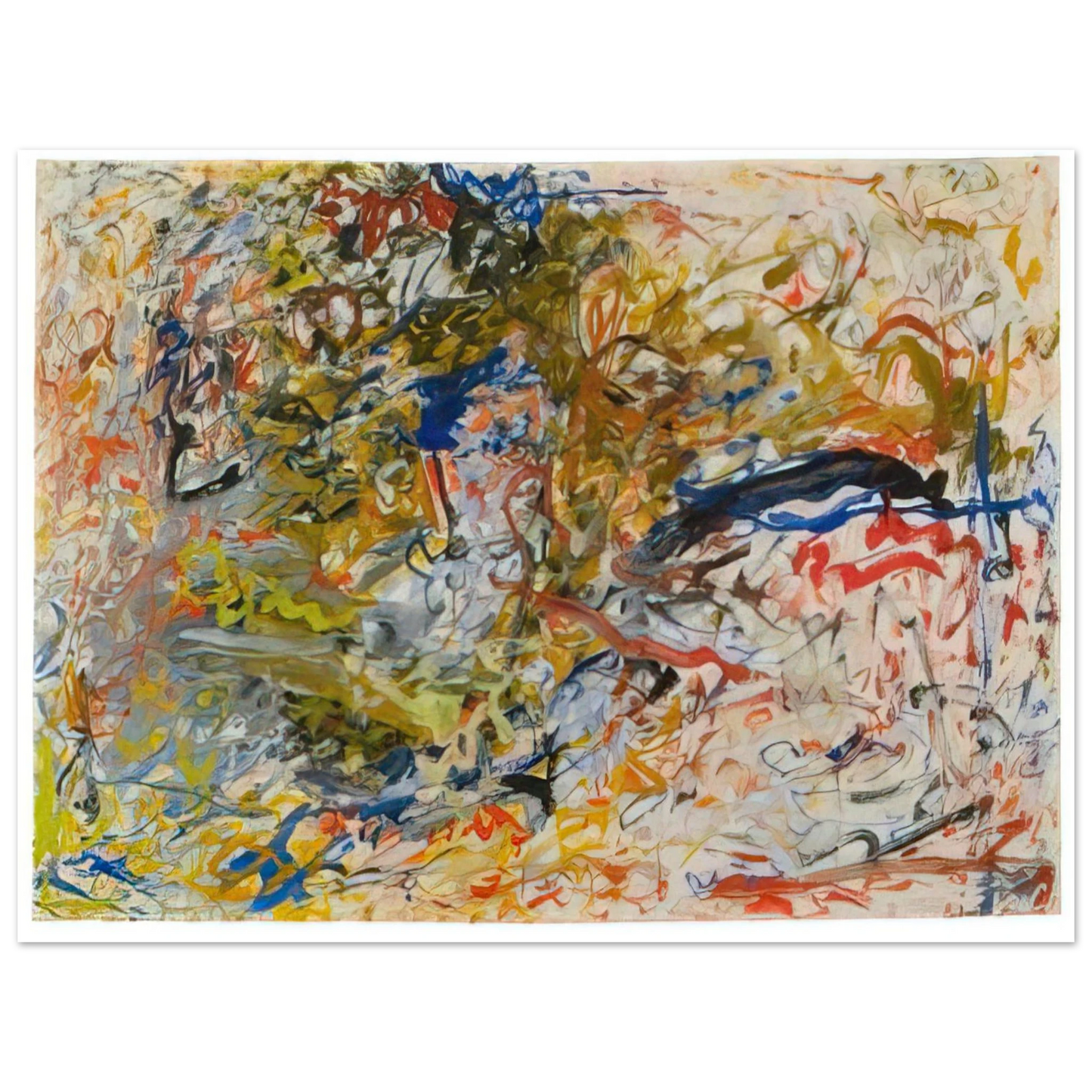 Milton Resnick - UNTITLED 1960 75x100 cm / 30x40inches Fine Art Poster