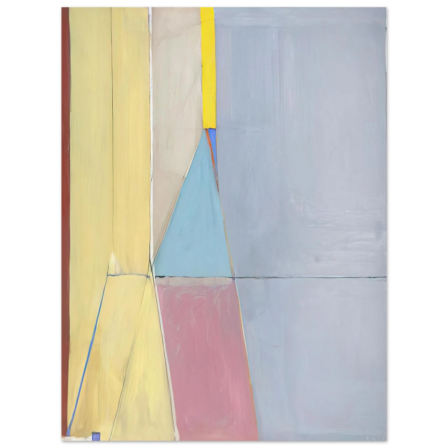 Richard Diebenkorn - Ocean Park #21 75x100 cm / 30x40inches Fine Art Poster