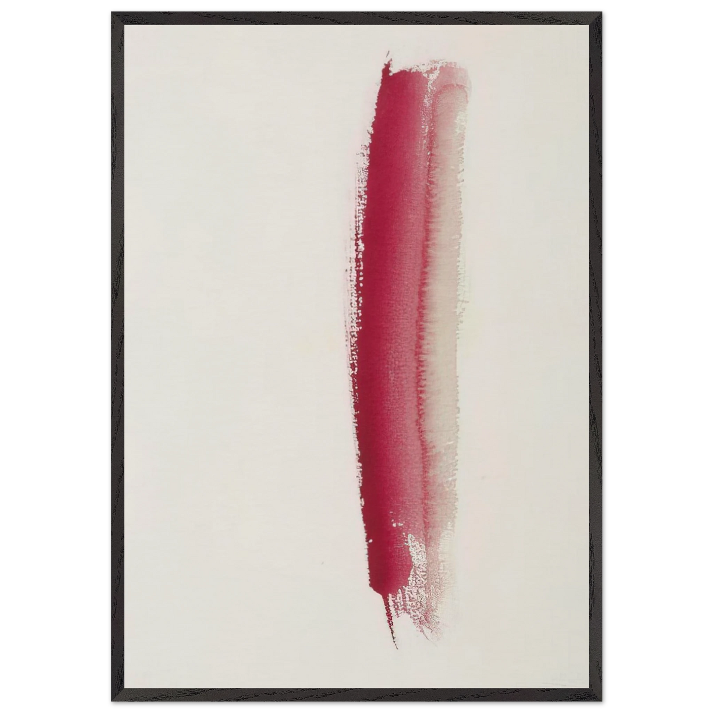 Untitled SF49-075 - Sam Francis 70x100 cm / 28x40 inches Framed Art Print – Black Wooden Frame