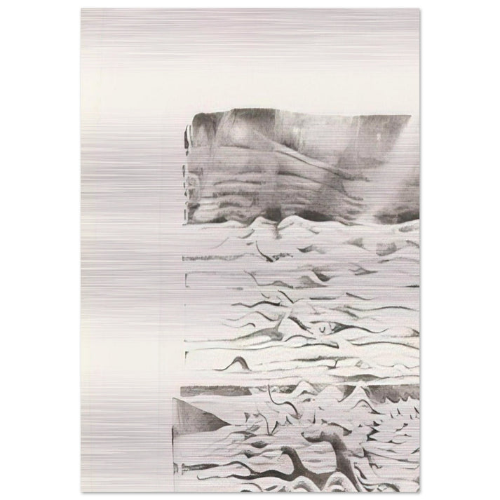 SIXTEENTH STONE 1980 - Lee Bontecou Brushed Aluminum Print - 70x100 cm / 28x40 inches | Lee Bontecou Aluminum Print | Lee Bontecou Prints