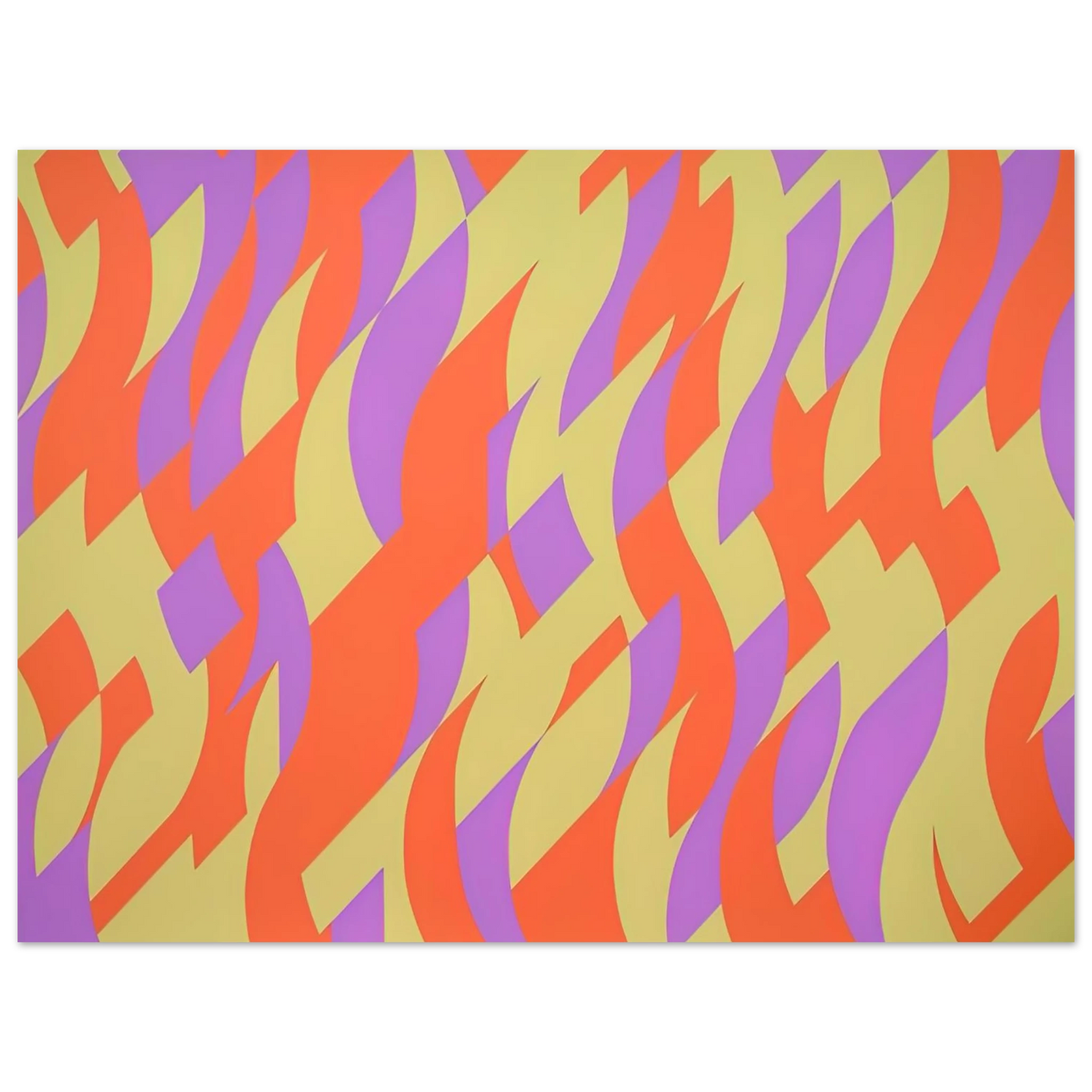 Bridget Riley - CARNIVAL 2000 75x100 cm / 30x40inches Fine Art Poster