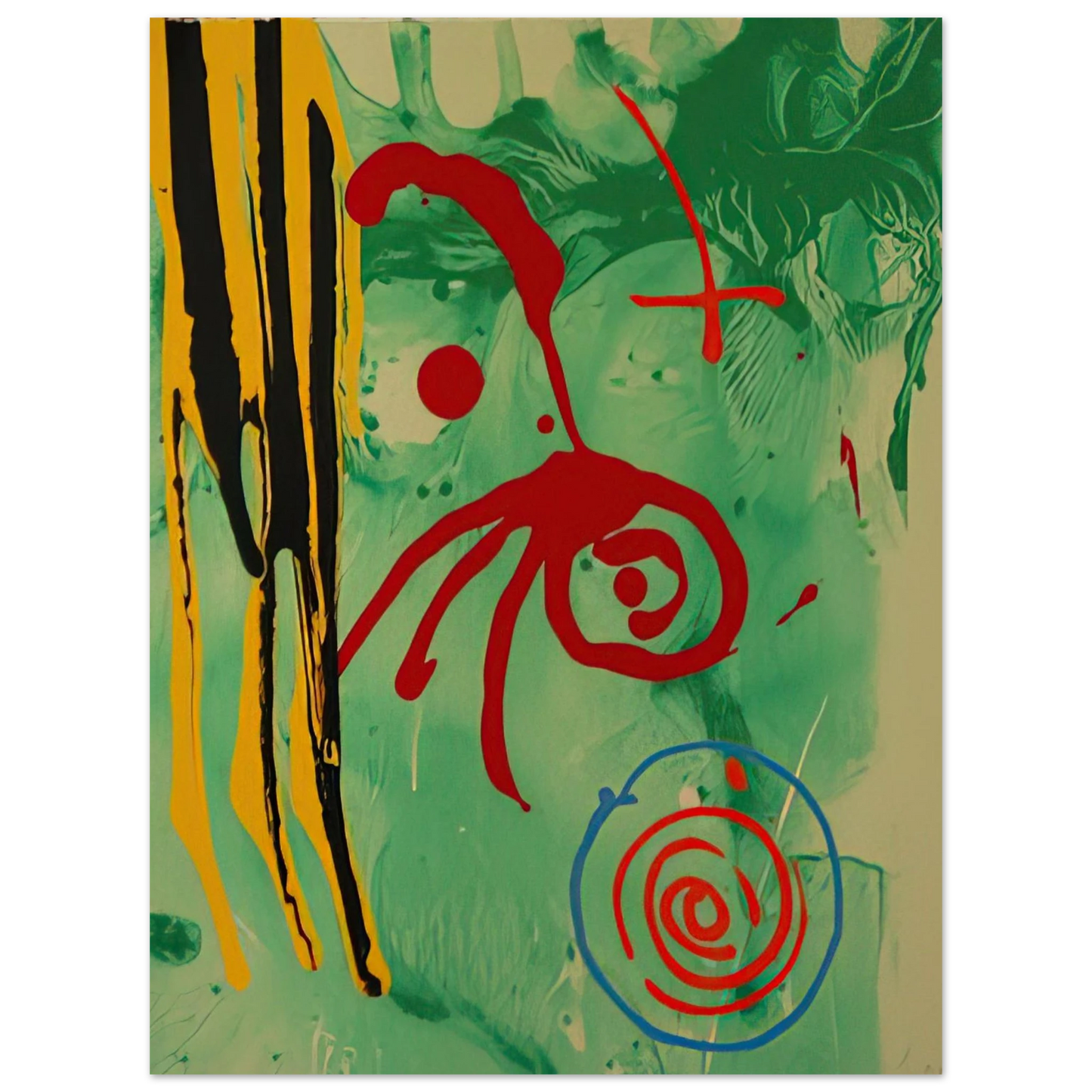 John Hoyland - The Gnome - 2005 75x100 cm / 30x40inches Fine Art Poster